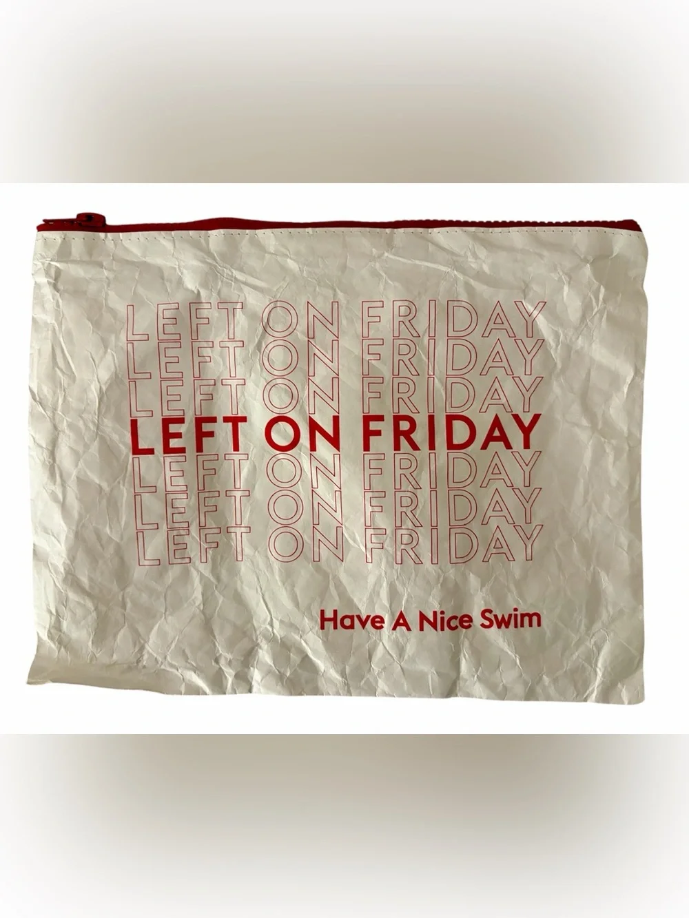NWOT Left on Friday swim pouch